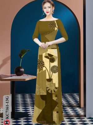 vai ao dai hoa in 3d ton dang ngoc cuc hot 1942264