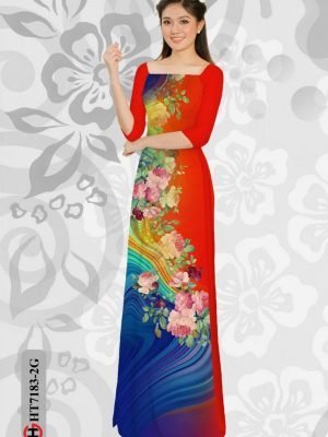 vai ao dai hoa in 3d ton dang ngoc da dang 1389259