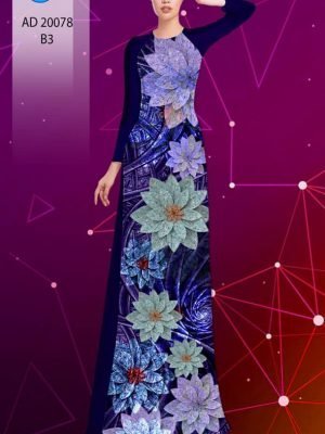 vai ao dai hoa in 3d ton dang ngoc dam tham 554127