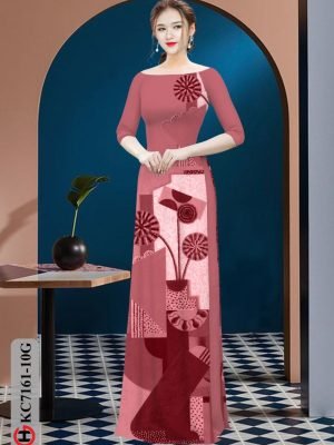 vai ao dai hoa in 3d ton dang ngoc duoc tim nhieu 74250