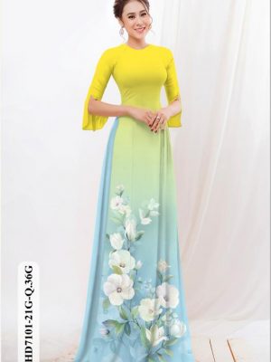 vai ao dai hoa in 3d ton dang ngoc thanh lich 483177