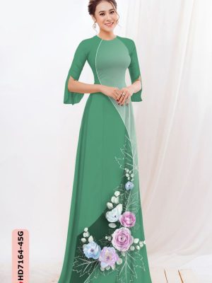 vai ao dai hoa in 3d truyen thong doc dao 778121