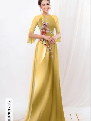 vai ao dai hoa in 3d truyen thong rat dep 208730