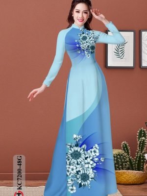 vai ao dai hoa in 3d truyen thong rat dep 325117