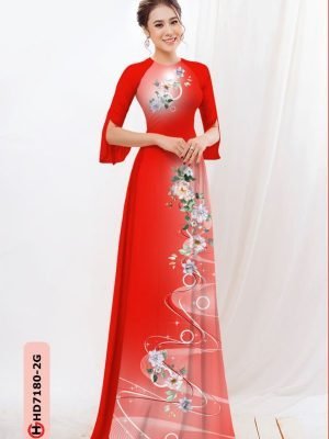 vai ao dai hoa in 3d truyen thong thanh lich 1698167