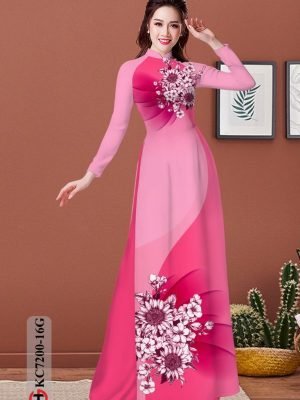 vai ao dai hoa in 3d vai ao dai my my cuc hot 1625268