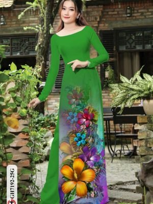 vai ao dai hoa in 3d vai ao dai my my doc dao 35954