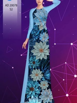 vai ao dai hoa in 3d vai ao dai my my duoc chon nhieu 854228