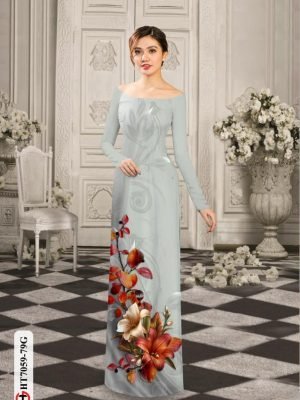 vai ao dai hoa in 3d vai ao dai my my thuot tha 33753