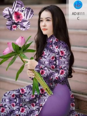 vai ao dai hoa nhi co truyen cuc dep 267279