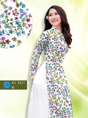 vai ao dai hoa nhi truyen thong dam tham 80625