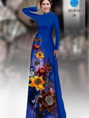 vai ao dai hoa sen co truyen cuc hot 50615