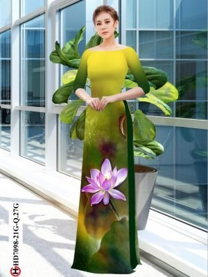 vai ao dai hoa sen co truyen da dang 40466