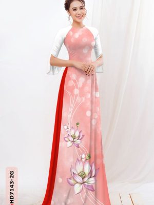 vai ao dai hoa sen co truyen dam tham 1861192