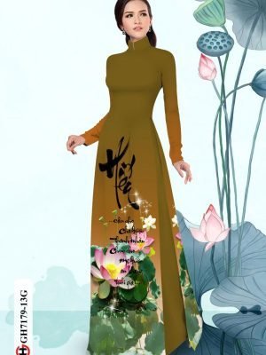 vai ao dai hoa sen duyen dang gia tot 015270