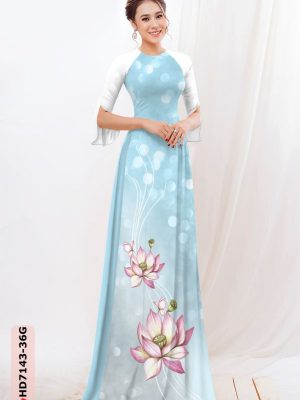 vai ao dai hoa sen gia re ua chuong 261269