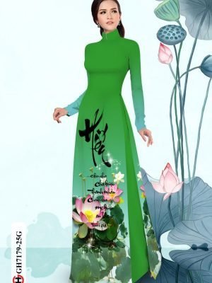 vai ao dai hoa sen re ua chuong 20152