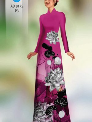 vai ao dai hoa sen shop mymy cuc dep 1250279