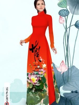 vai ao dai hoa sen vai ao dai my my phong cach 115247