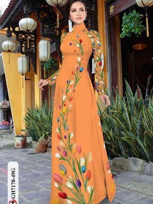 vai ao dai hoa tulip shop my my cuc hot 26571