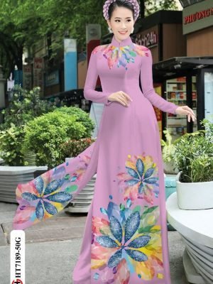 vai ao dai hoa van shop mymy dep 1037144