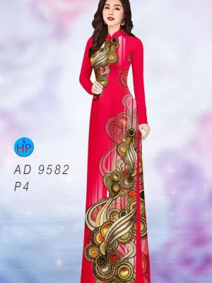 vai ao dai hoa van co truyen dang hot 11318