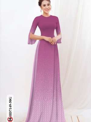 vai ao dai hoa van co truyen nam nay 585122