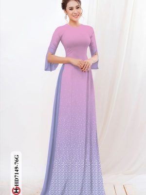 vai ao dai hoa van duyen dang duoc chon nhieu 1885241