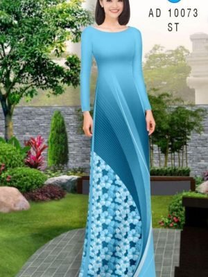 vai ao dai hoa van duyen dang phong cach 1355161