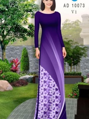 vai ao dai hoa van rat duyen dang hot 2055191