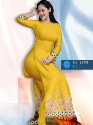 vai ao dai hoa van re cuc dep 5104