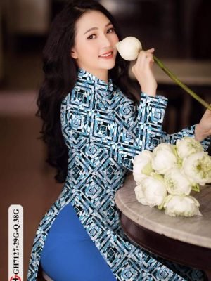 vai ao dai hoa van re mau moi 856168