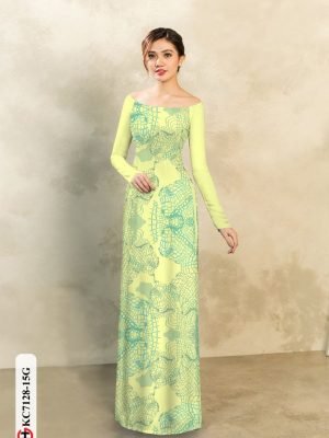 vai ao dai hoa van shop my my cuc hot 100268