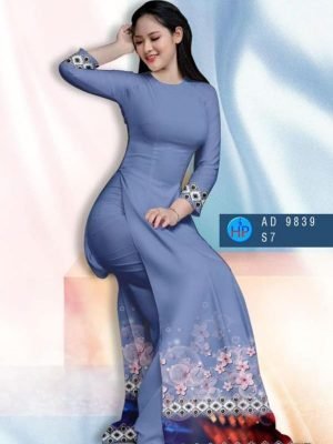 vai ao dai hoa van vai ao dai my my dam tham 110288