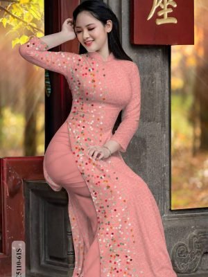 vai ao dai cham bi co truyen duoc tim nhieu 297217