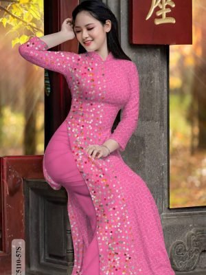 vai ao dai cham bi co truyen ua thich 09791