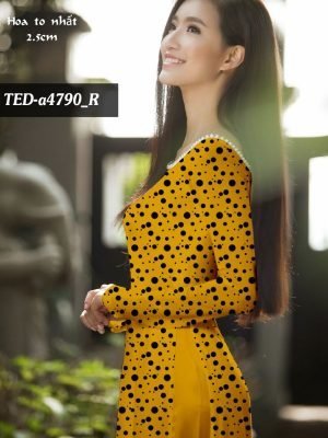 Vải áo dài chấm bi AD TED a4790 27
