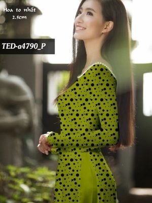 Vải áo dài chấm bi AD TED a4790 26