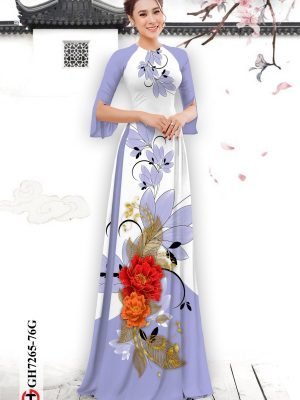 vai ao dai hoa 3d dang ngoc gia tot 169047