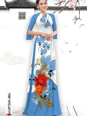 vai ao dai hoa 3d rat re cuc hot 189062