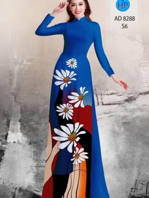 vai ao dai hoa cuc co truyen vua ra 190281