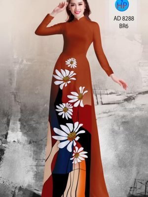 vai ao dai hoa cuc gia re phong cach 169012