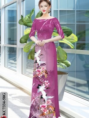 vai ao dai hoa dep shop mymy chat luong 10552