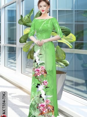 vai ao dai hoa dep ton dang ngoc cuc hot 305159