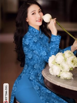 vai ao dai hoa deu shop my my cuc dep 1180191