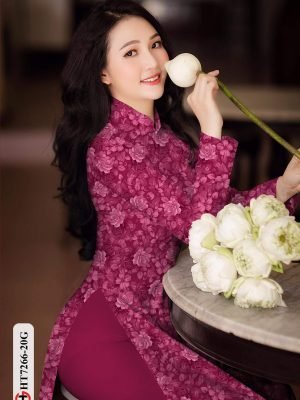 vai ao dai hoa deu ton dang ngoc doc dao 108045