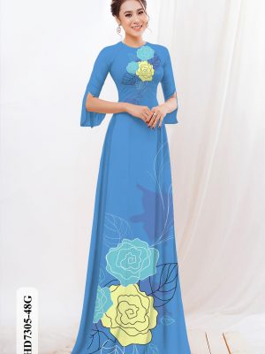 vai ao dai hoa hong co truyen mau moi 2012159