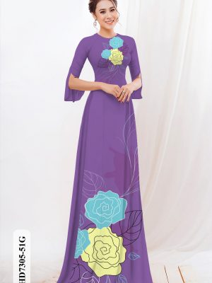 vai ao dai hoa hong co truyen mau moi 21224