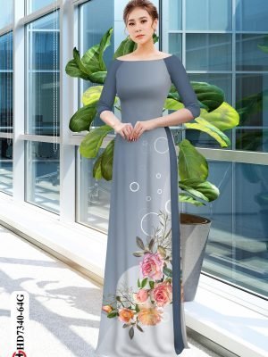 vai ao dai hoa hong dang ngoc dep 1413168