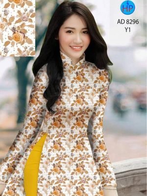 vai ao dai hoa hong deu rat re phong cach 1700153